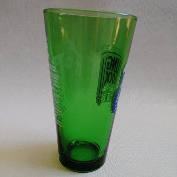 Rolling Rock Extra Pale Ale Pint Glass Green Glass TALL - Picture 6 of 7